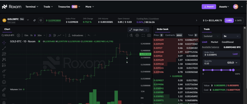 Roxomの操作画面を見る
