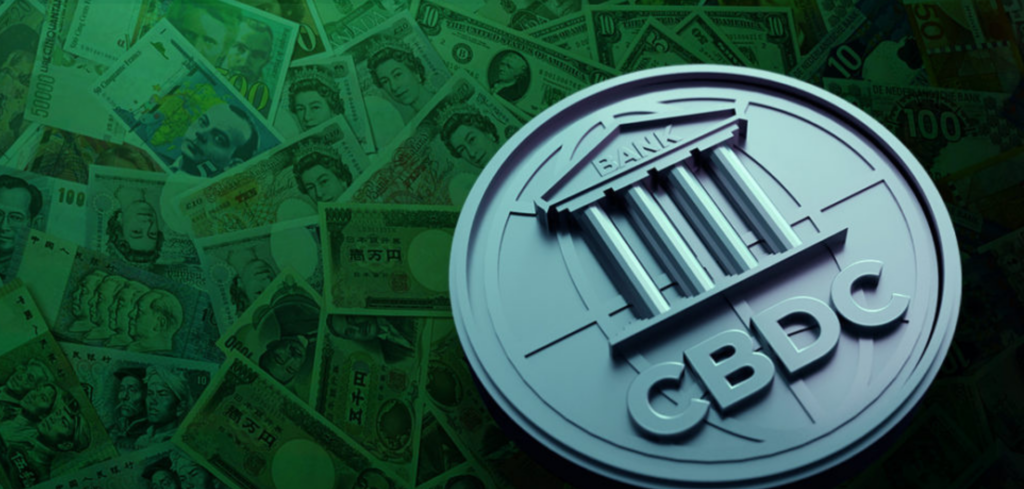 中央銀行デジタル通貨((CBDC))のイラスト