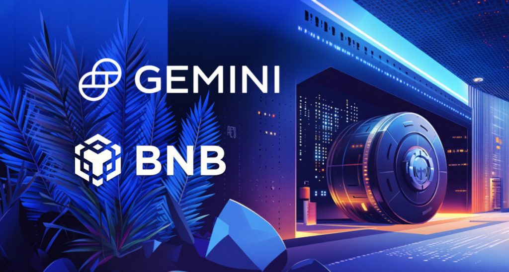 Gemini Adds BNB Trading And Custody Support, Expanding Access To BNB Chain Ecosystem