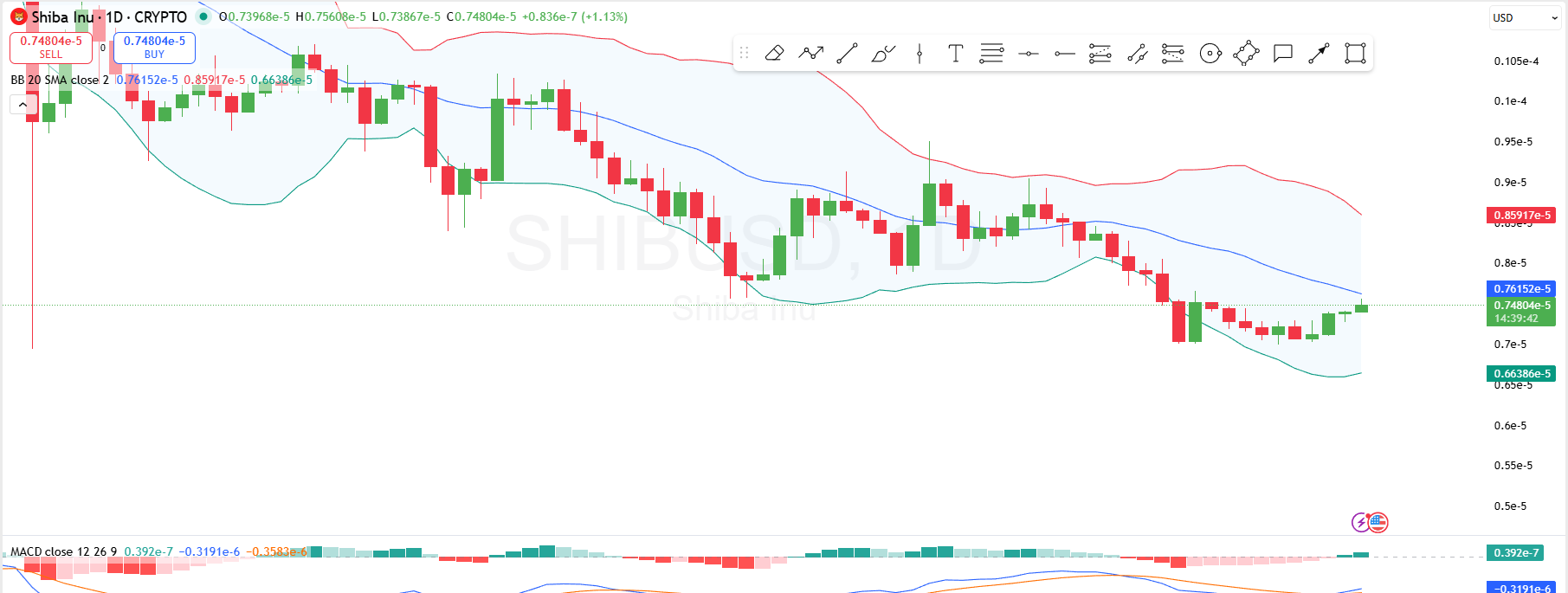 Shiba Inu Key Levels