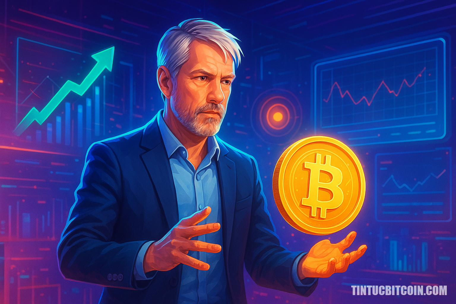 Strategy của Michael Saylor mua thêm 255 triệu USD Bitcoin, thị trường thận trọng