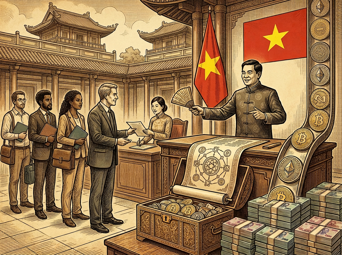 越南加密試點框架草案：外資可開戶，全數交易以越南盾計價