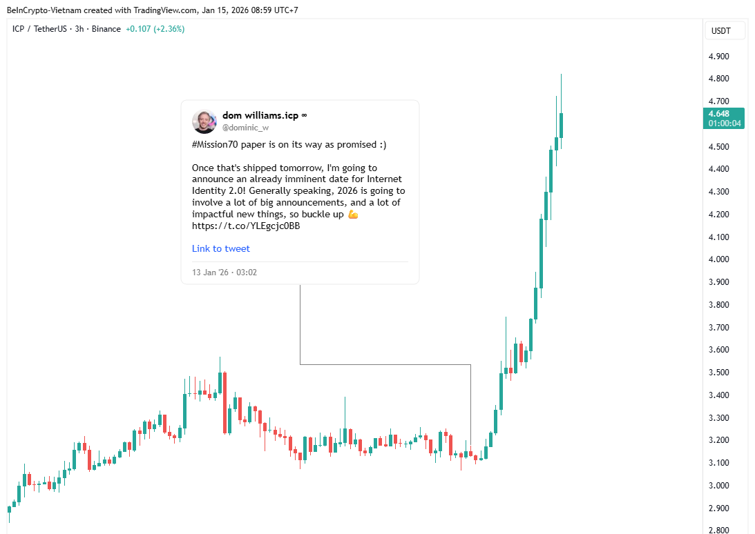 Internet Computer (ICP) Price Performance
