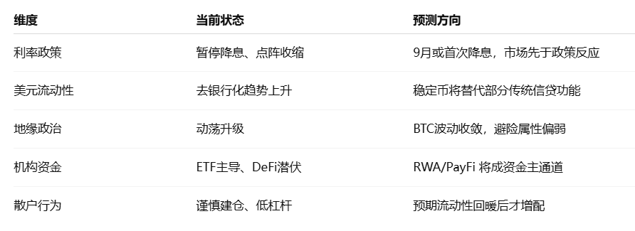 加密市场宏观研报:货币政策拉锯与全球动荡中的机会重,下半年加密市场最新展望