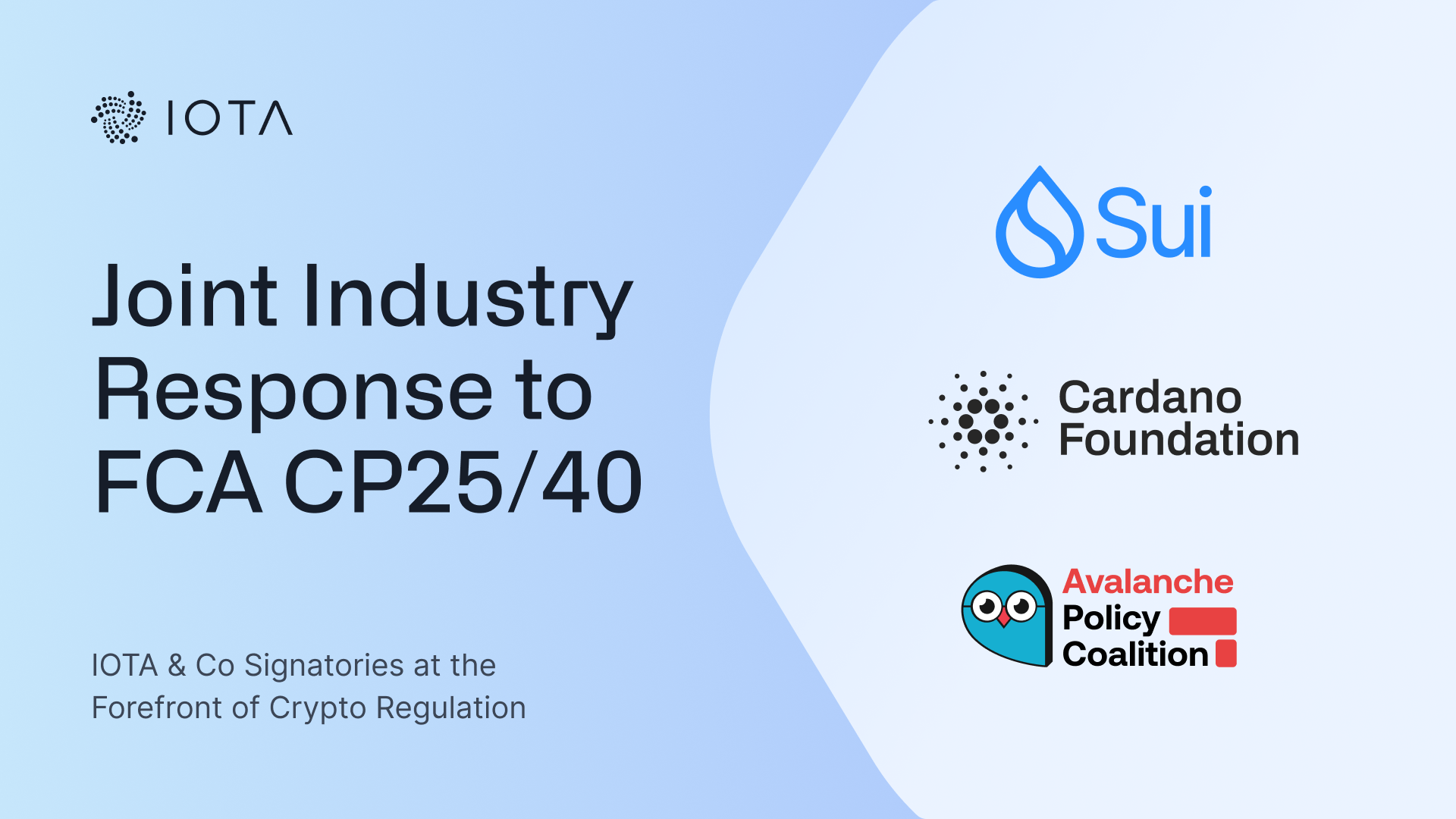 Joint Industry Response to FCA CP25/40 in the UK
