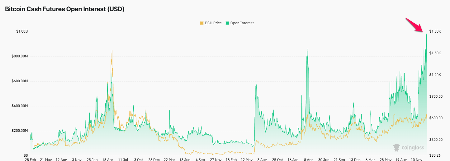 BCH Open Interest