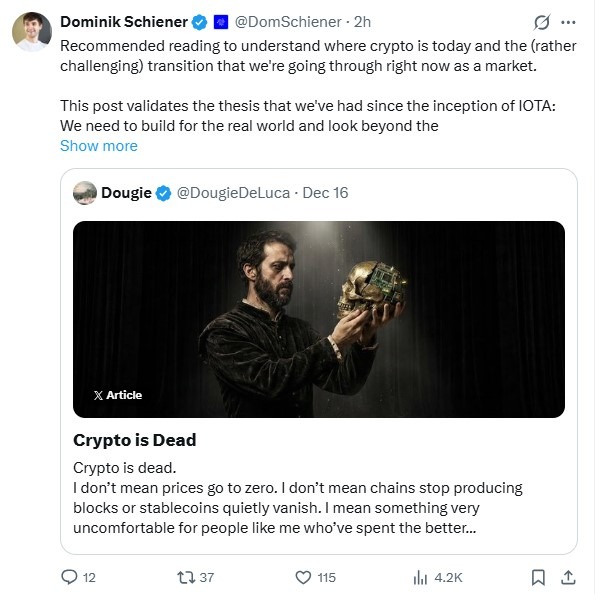 IOTA Role in Change Crypto World