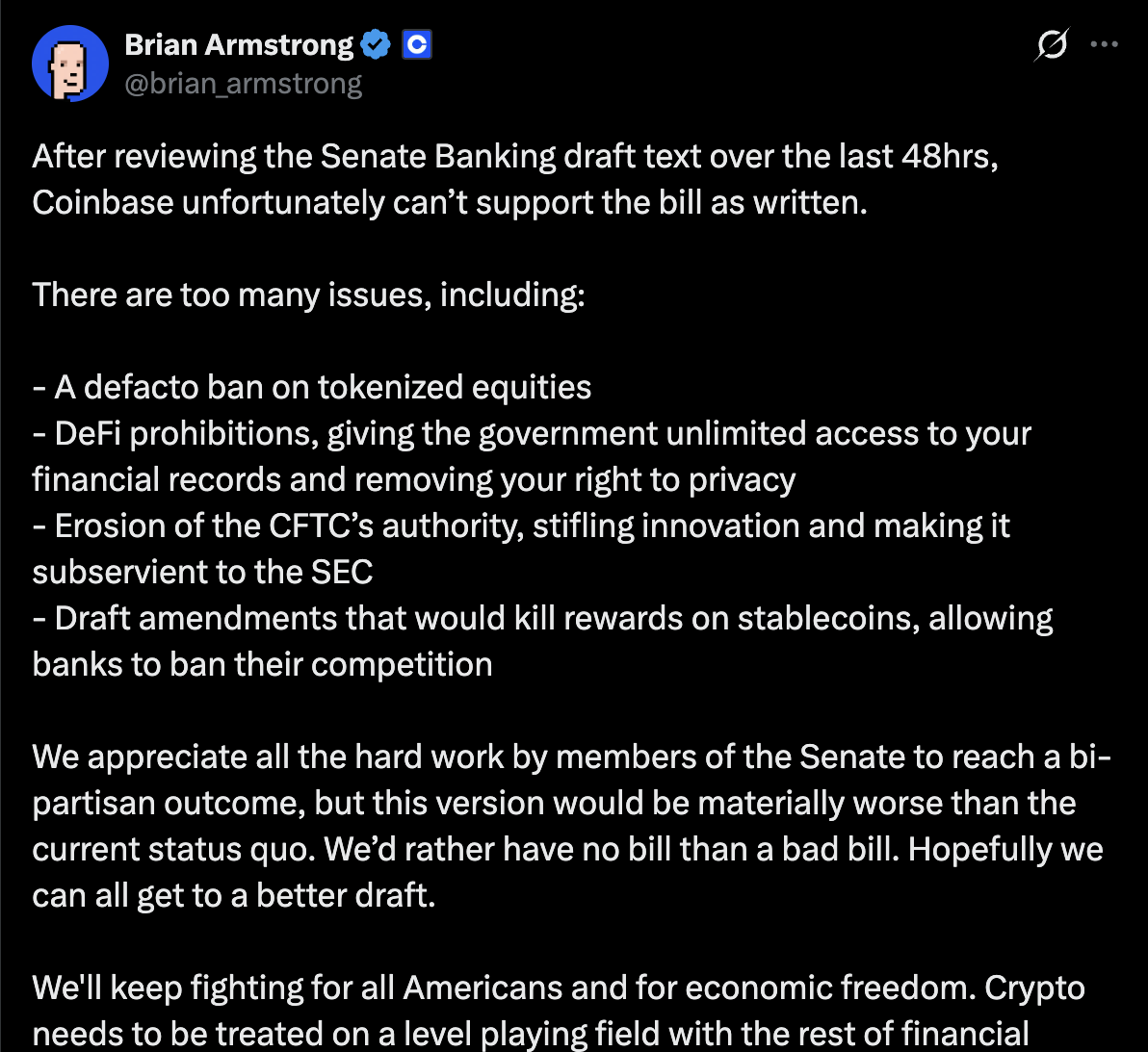 Crypto regulation discussion