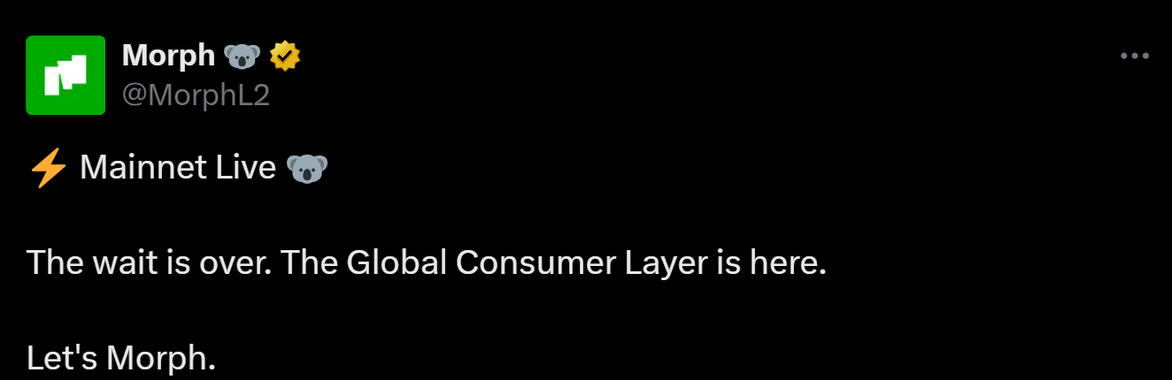 Morphメインネットの先行体験、一文でそのエコシステムプロジェクトとインタラクションガイドを理解