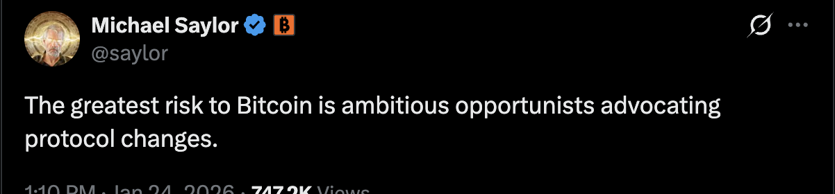 Decentralization, Spam, Quantum Computing, Bitcoin Adoption, Michael Saylor