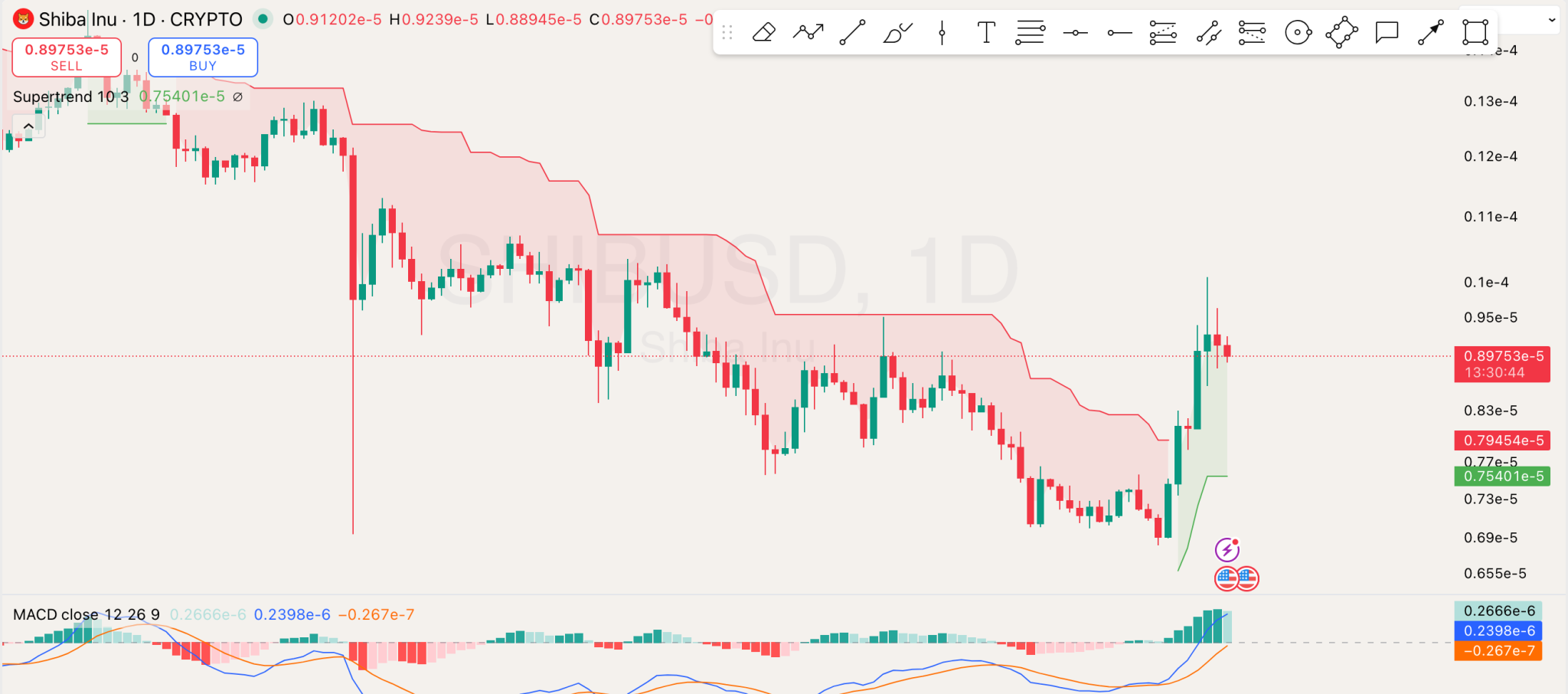 Shiba Inu Price Chart