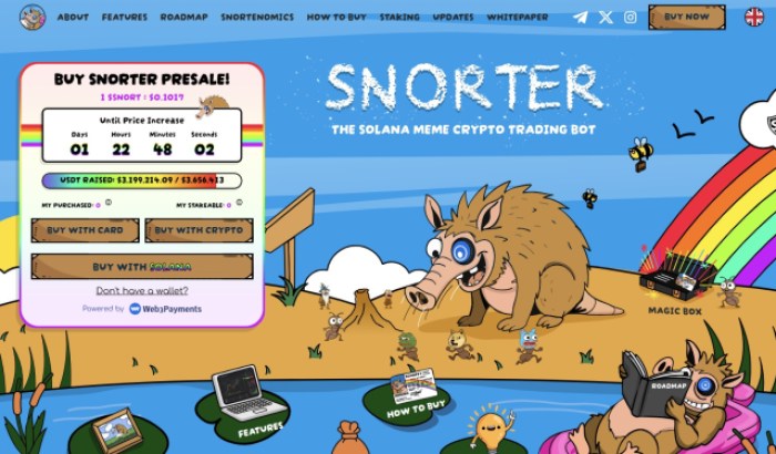 Snorterトークン($SNORT)ライブプレセール番号