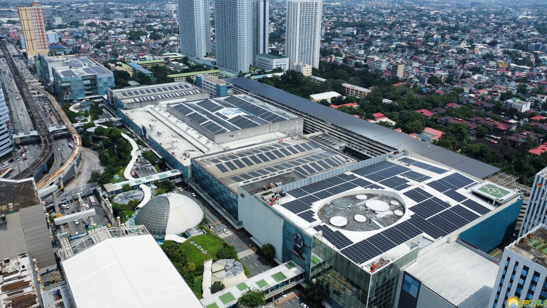 Solar panels installation