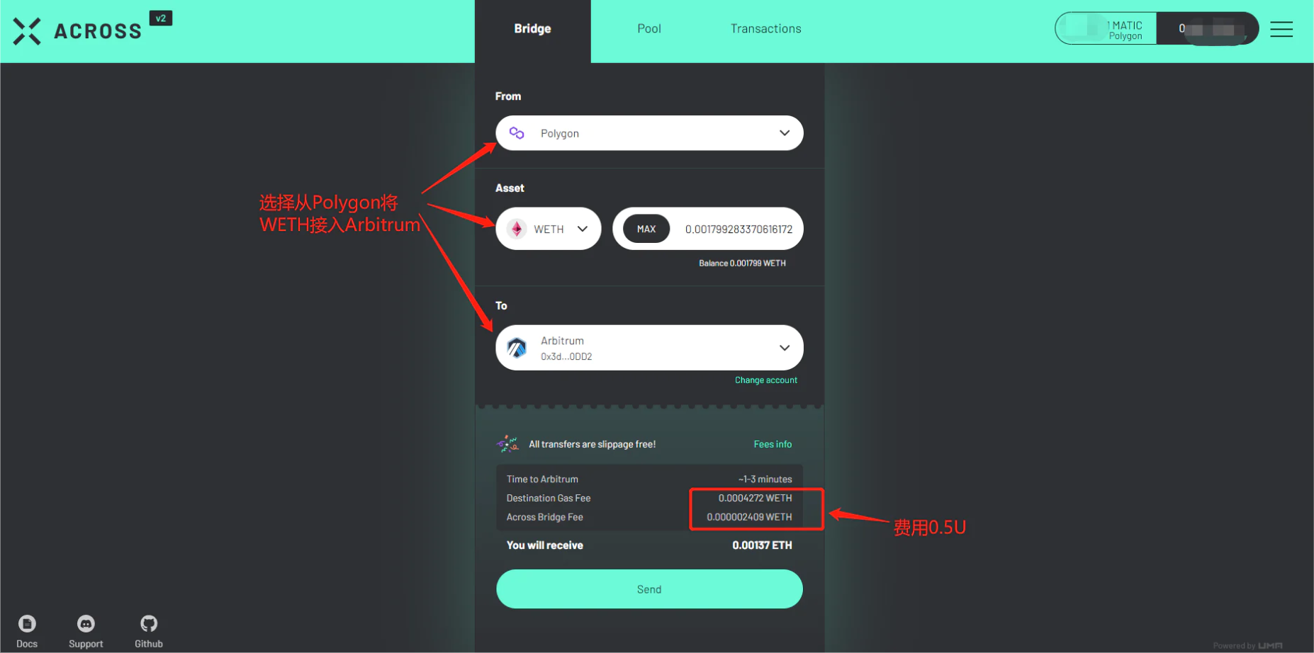 Arbitrum奥德赛首周跨链交互指南