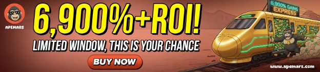 7 Top Altcoins for 2026: APEMARS Stage 9 Presale Leads as High ROI Crypto Investment - 6,900% ROI Ending Soon