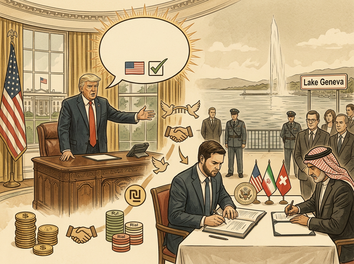 Трамп оголосив, що американо-іранська угода «повністю» досягнута, Венс виступить на церемонії підписання у Женеві