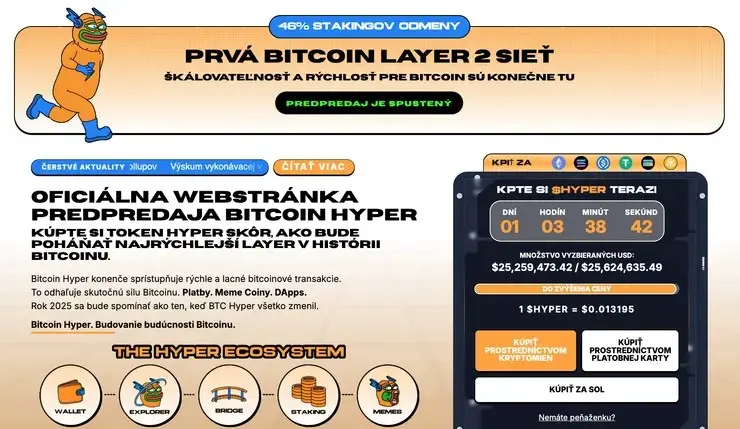 bitcoin hyper layer 2 top krypto predpredaj