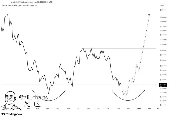 Prediksi Harga SEI 2025: Apakah Crypto SEI Siap untuk Pembalikan Double-Bottom 400%?