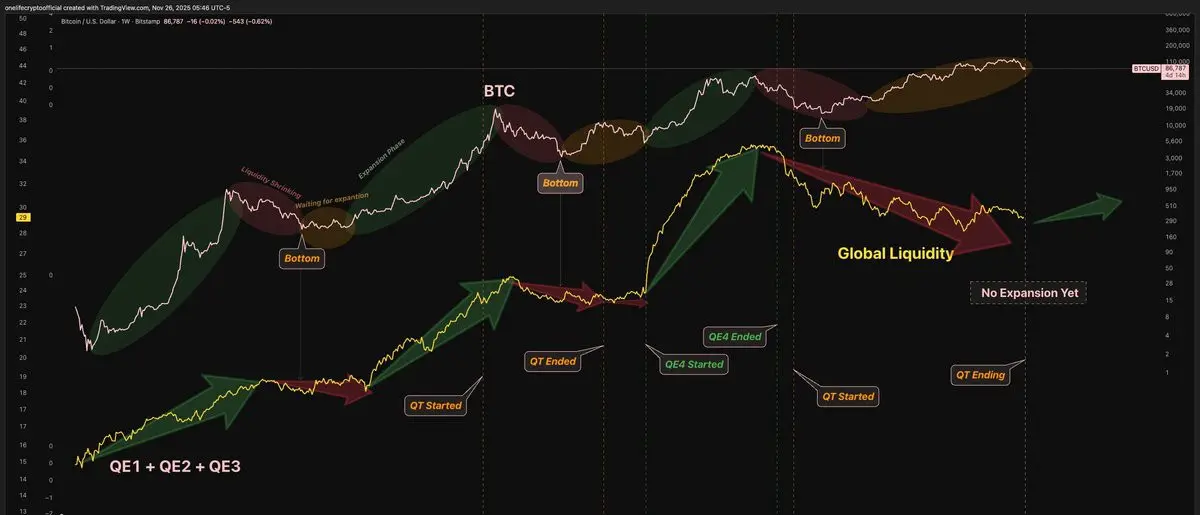 Bitcoin and Global Liquidity Relationship