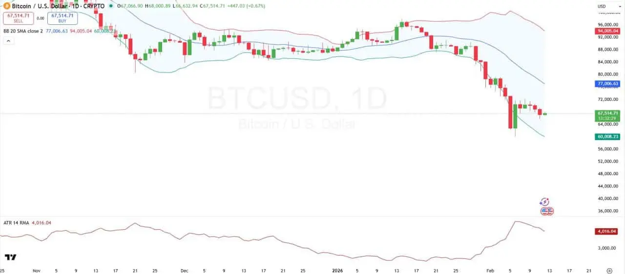 Bitcoin 1D Chart
