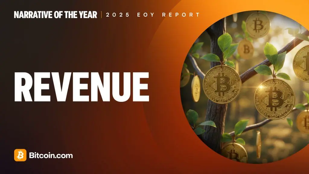 2025 End of Year Report Narratives of the Year Revenue infographic