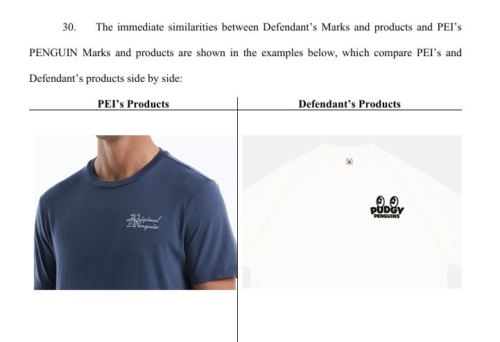 Pudgy Penguins侵權訴訟案