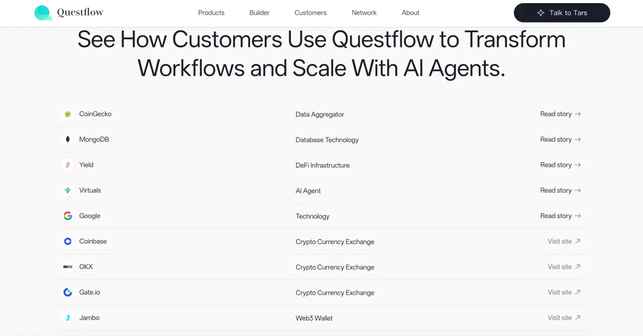 AI时代的App Store雏形？Questflow联手Coinbase、Circle打造 AI Agent 协作平台