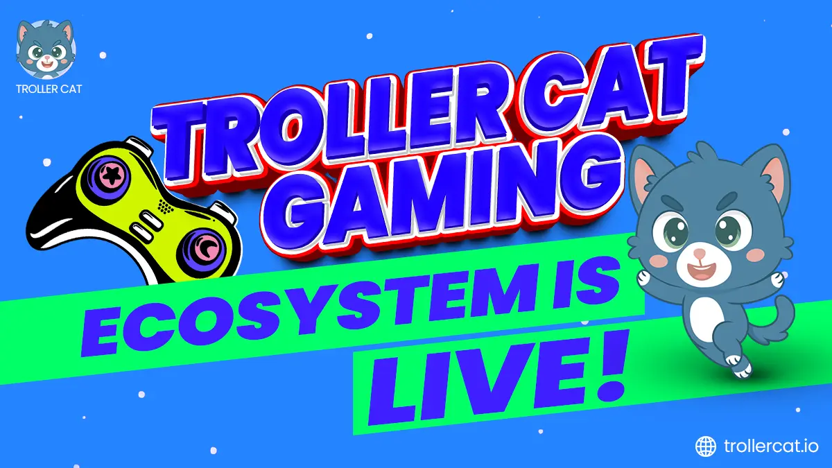 best 100x cryptos, Troller Cat, Troller Cat presale, Notcoin, Floki, meme coin presale, $TCAT staking rewards, Play-to-Earn crypto, ad-powered burn crypto, Ethereum meme coin.