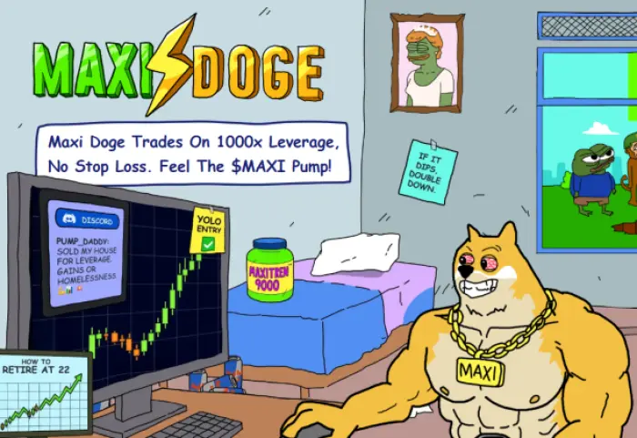 موقع بيع Maxi Doge المسبق.