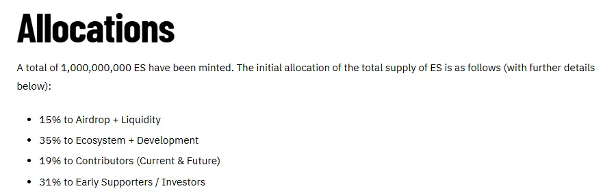 Eclipse airdrop allocation