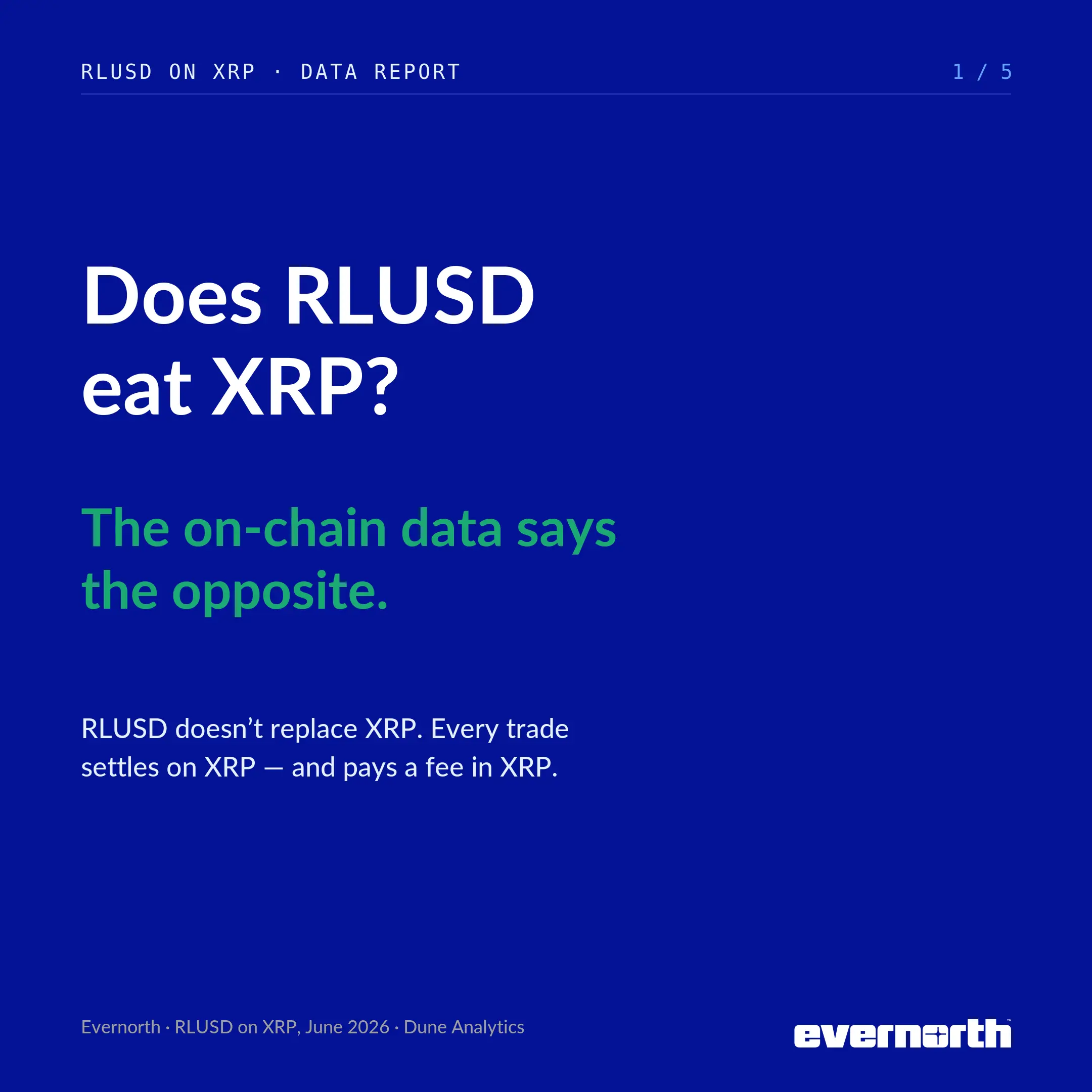 Evernorth報告RLUSD量化數據