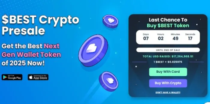 Best Wallet Token presale is ending soon.