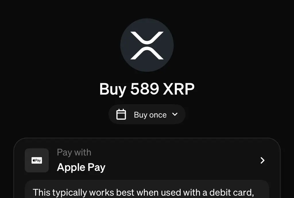 MoonPay's Post of 589 XRP