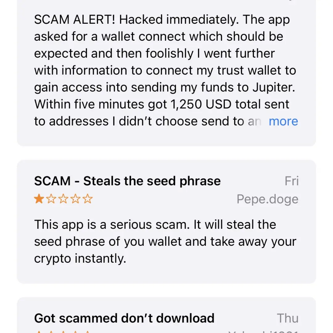 Peringatan Keamanan Web3丨Perangkat Lunak Aset Kripto Palsu Menyebar Luas, Mengungkap Jebakan Tersembunyi di App Store