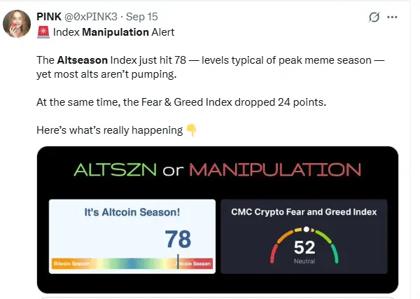 Especialista Afirma que Métricas de Altcoin Estão a Ser Manipuladas para Enganar Investidores