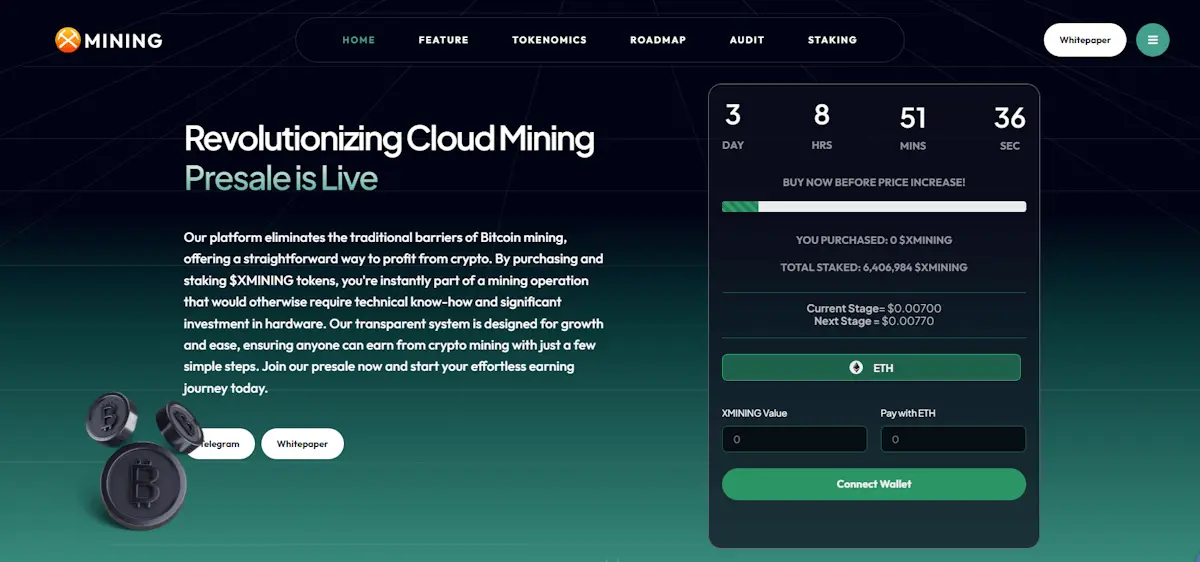 X Mining crypto project