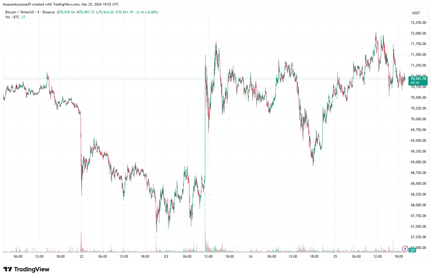 Bitcoin Price Chart