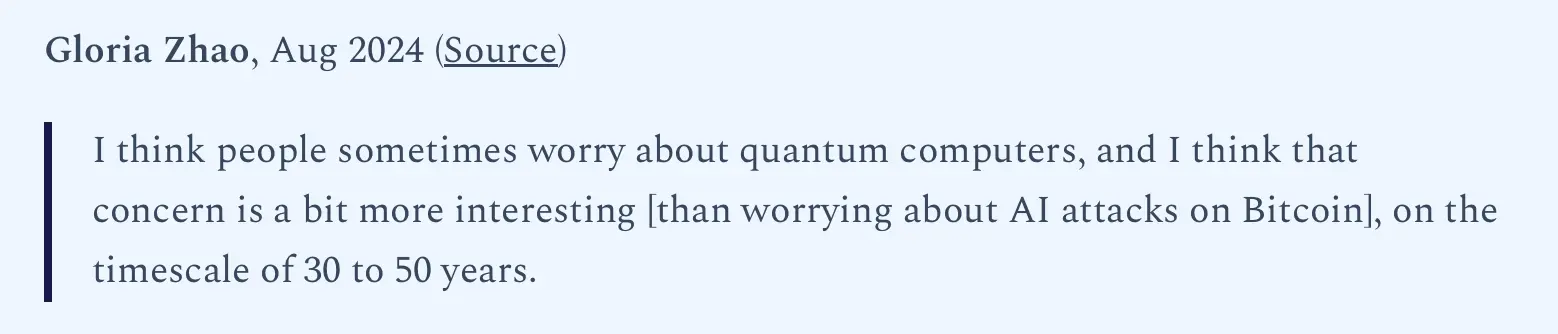 Nic Carter Maps Developer Views on Quantum Threats to Bitcoin Security