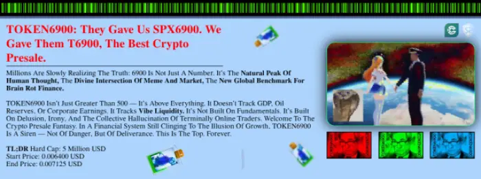 TOKEN6900 ini sayfası