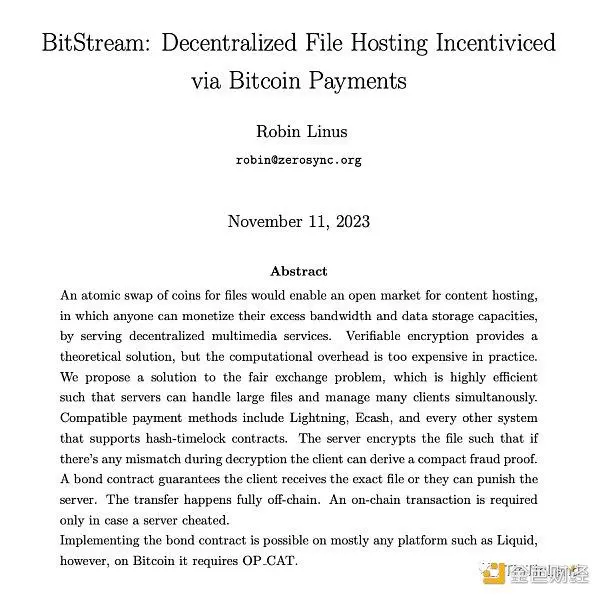 BTC生态复兴：Ordinals带来创新活力，BitVM与BitStream相继问世