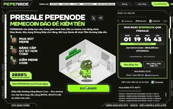 Dòng tiền đổ mạnh vào PEPENODE