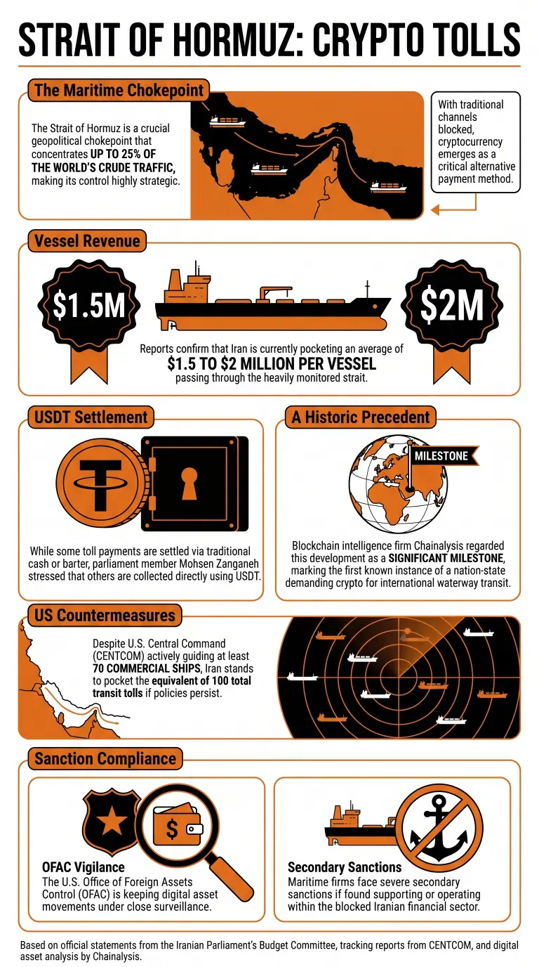 Infographic on Iran's Crypto Toll Booth