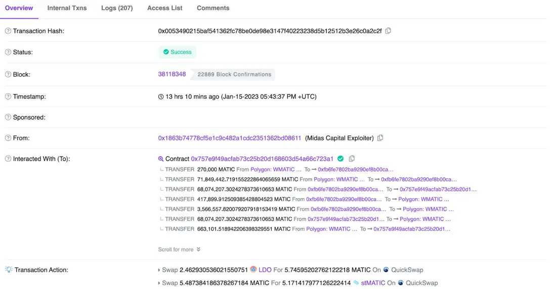 Jarvis Network闪电贷重入攻击事件分析