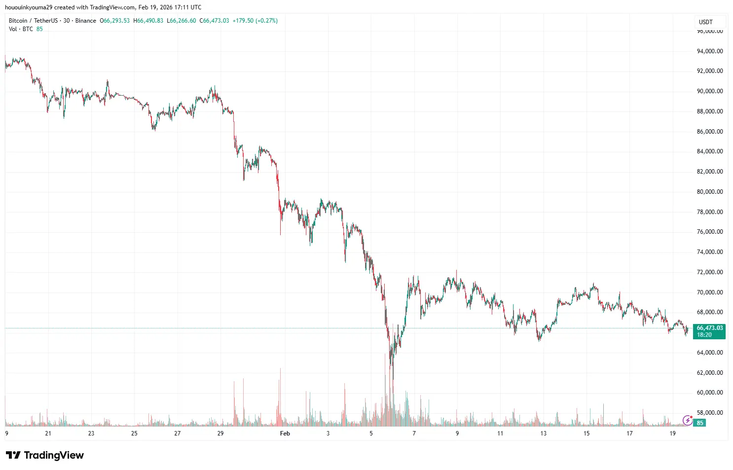 Bitcoin Price Chart