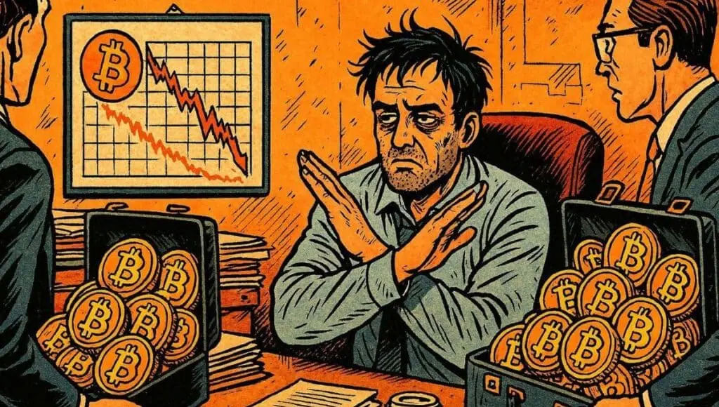 The CEO of Strategy who is stopping his massive Bitcoin purchases.