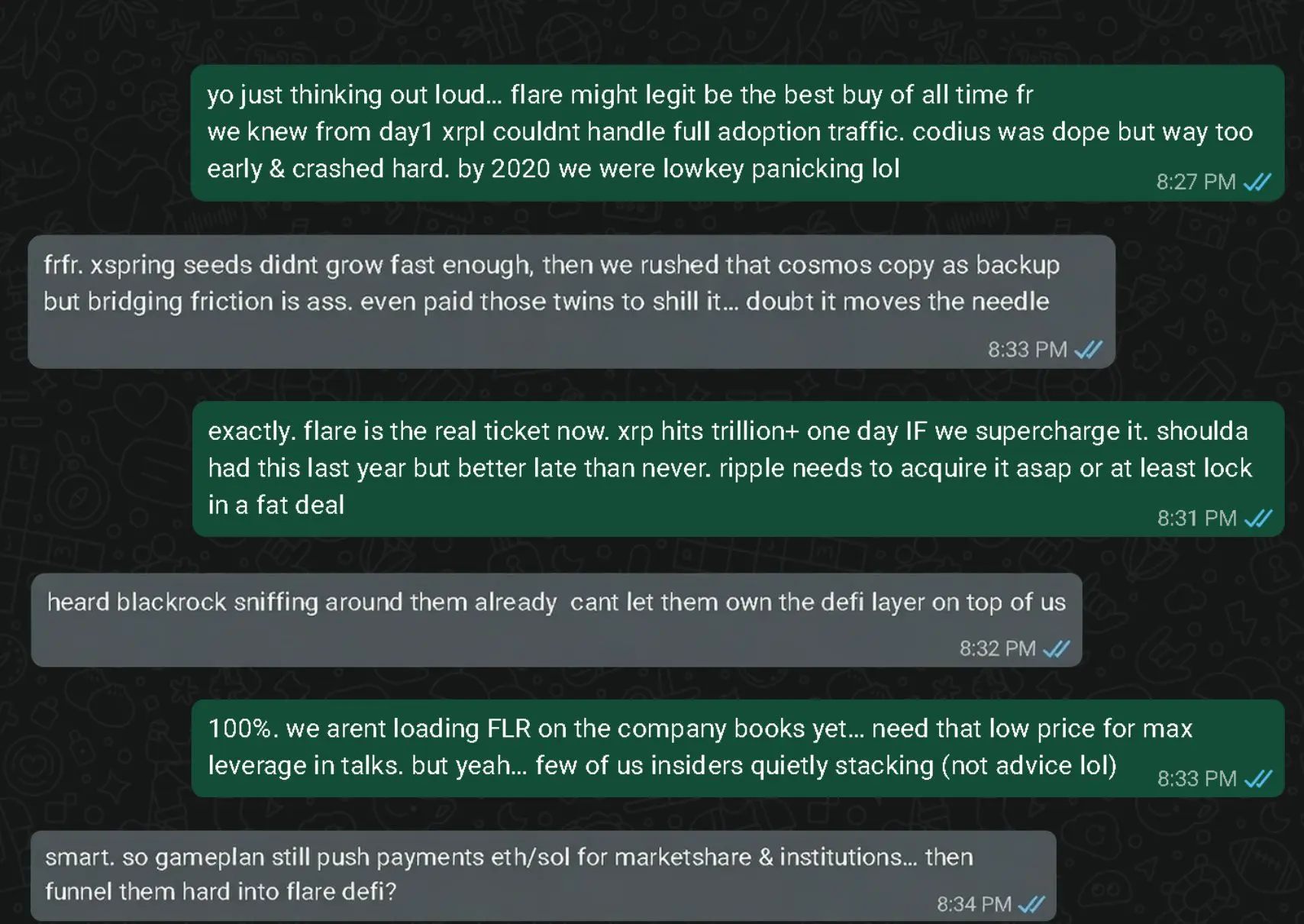 The viral WhatsApp conversation