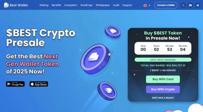 Лучший токен кошелька ($BEST) Предпродажа сайта
