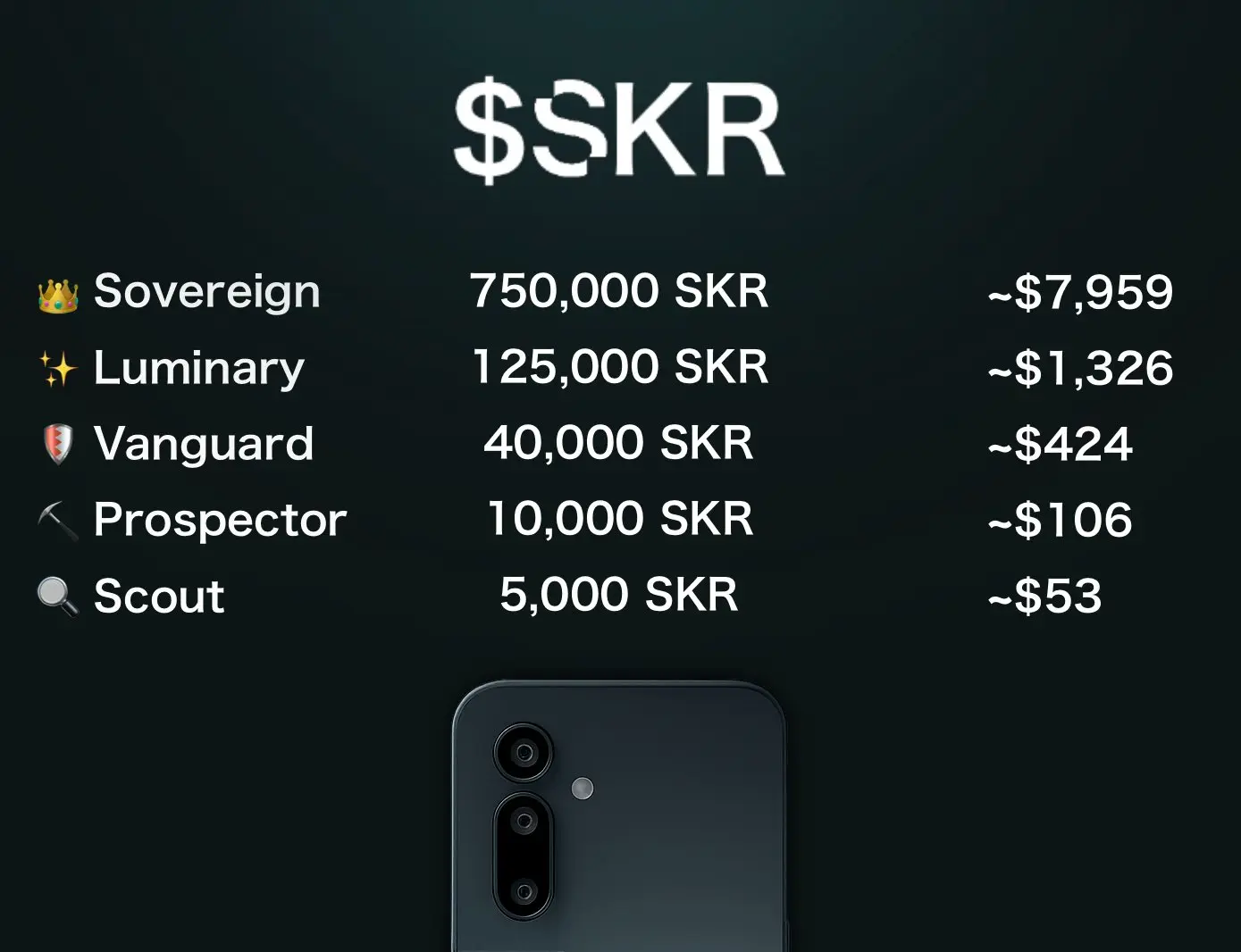 SKR Allocation Tiers