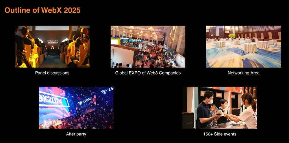 2025日本最大Web3盛會WebX將於8月25日至26日在東京舉行