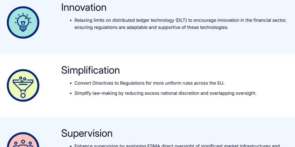 The EU's objectives for extending ESMA's powers.